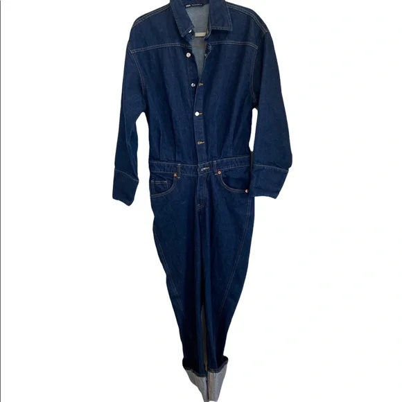 Zara Denim Dorian Jumpsuit - Picture 7 of 15
